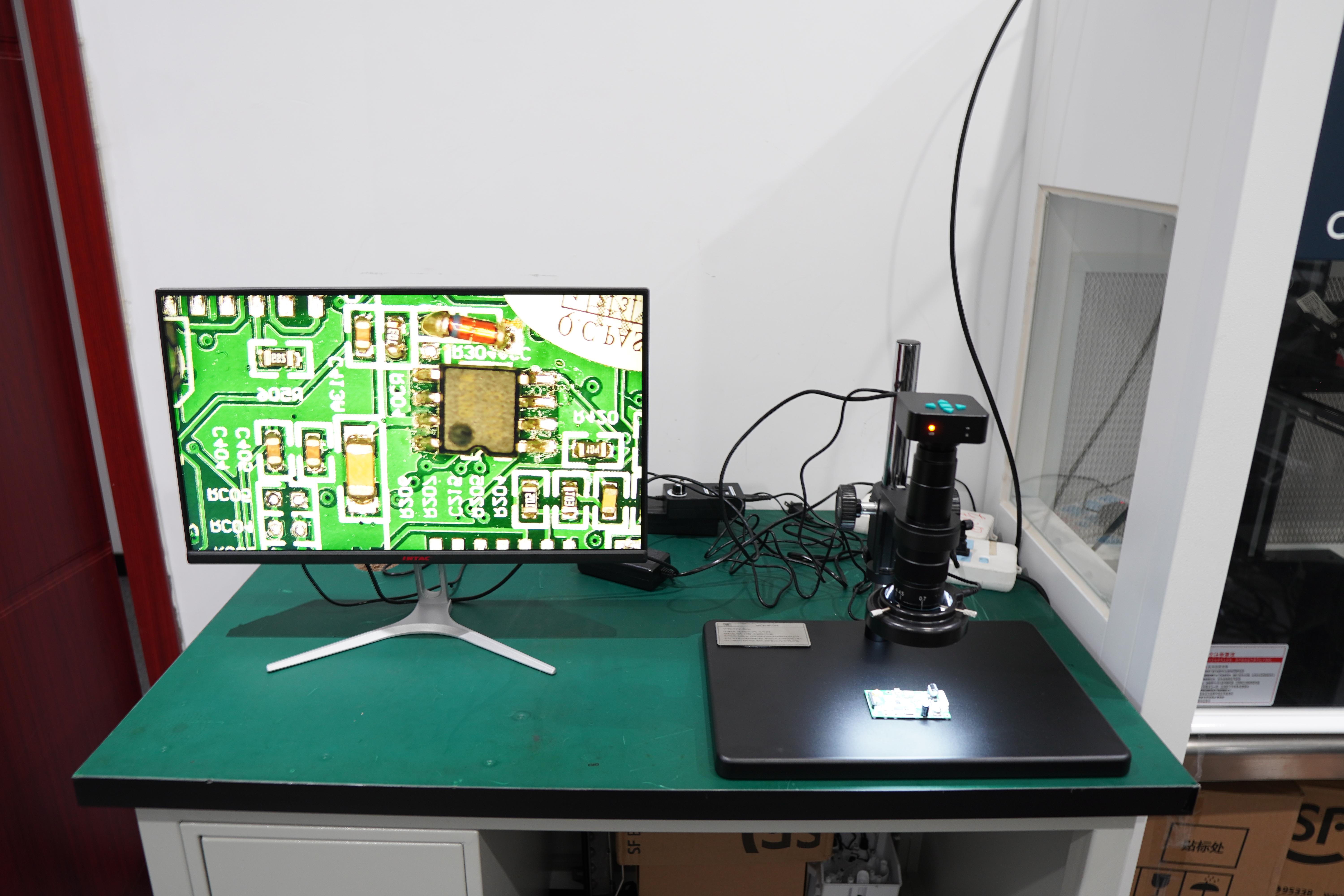 20X High Resolution Video Microscope for Detection