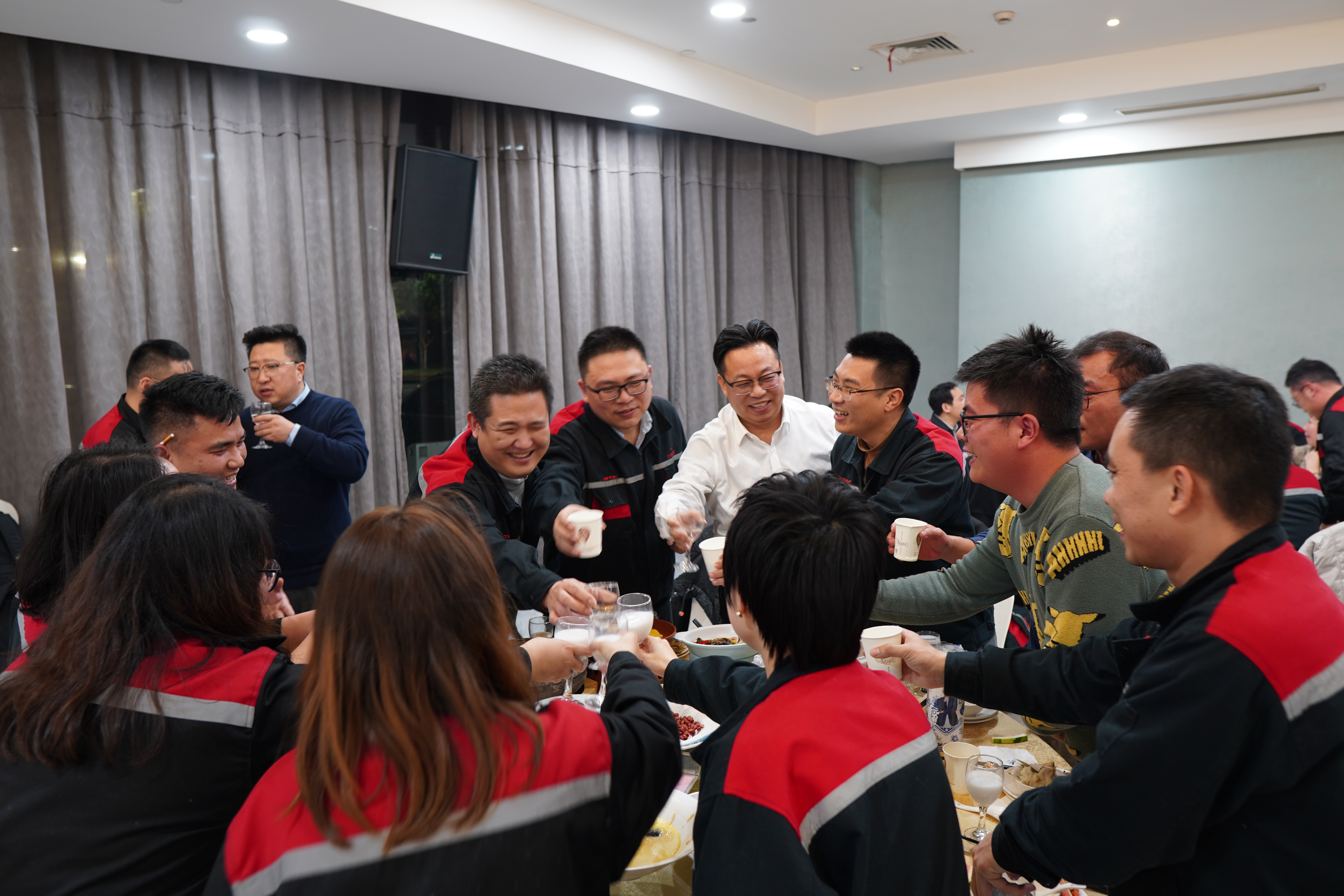 Group building dinner